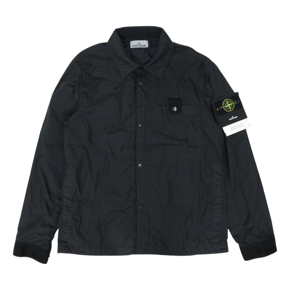 STONE ISLAND Woven Patch Logo Men's Jacket Black