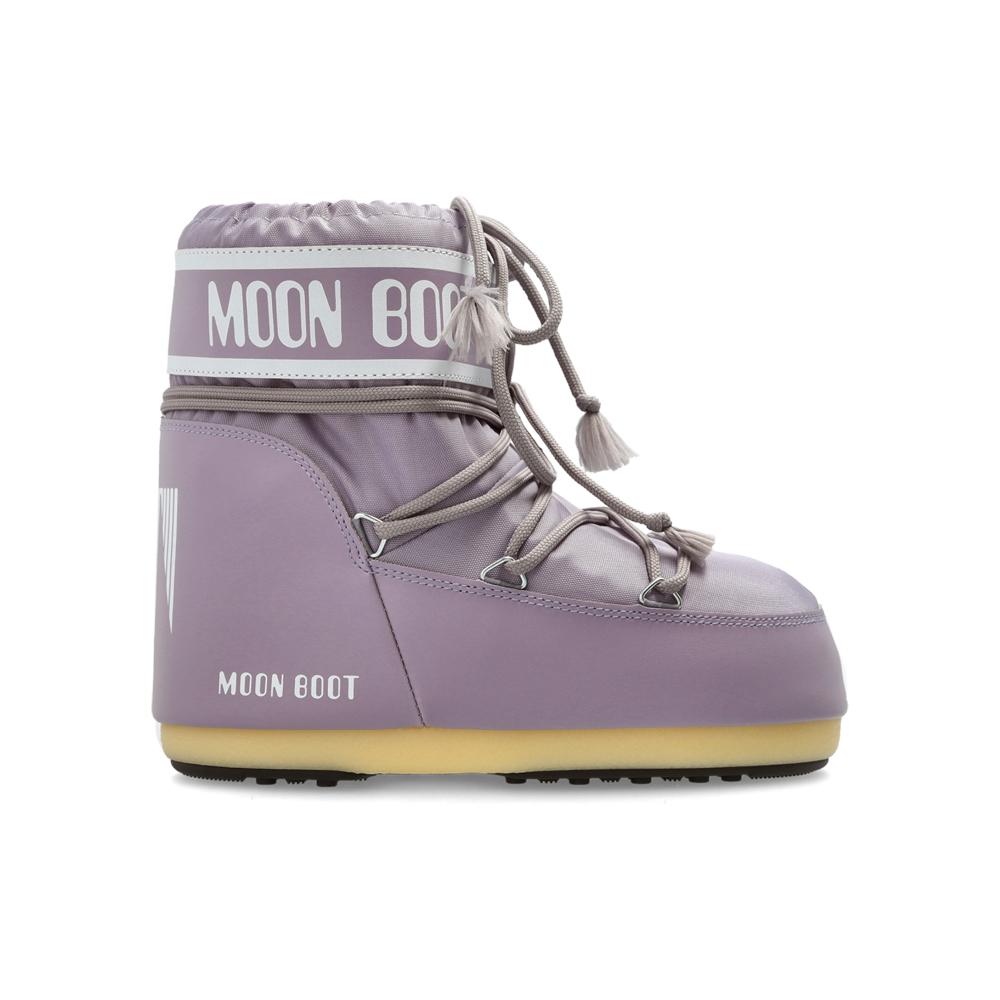 MOON BOOT Icon Low Nylon Ankle Boots Lilac Women’s 80D1409340 H032