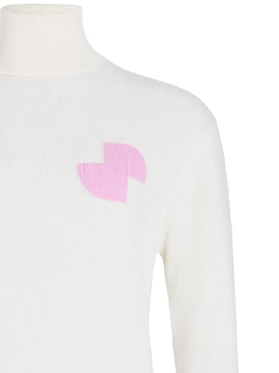 PATOU Black Wool Turtleneck Sweater KN1838041001