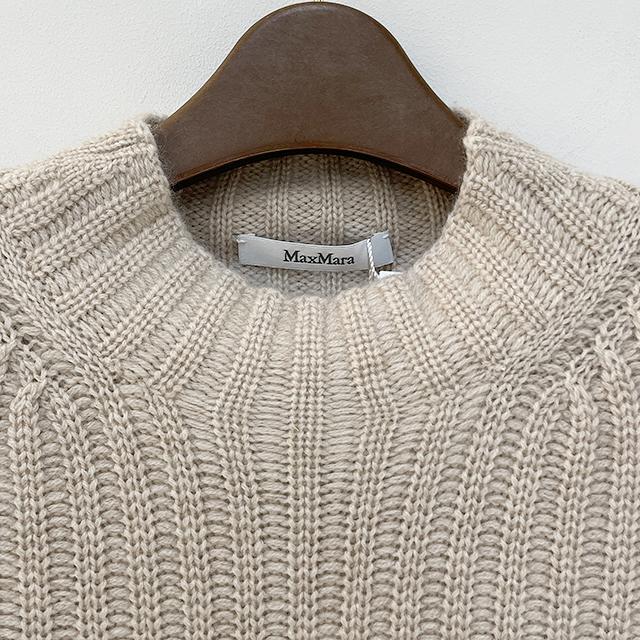 Max Mara ALOA Wool Cashmere Cropped Crewneck Sweater ALOA 002