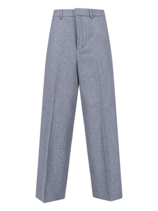 AMI Wool Wide Leg Classic Pants HTR423 WV0058 050
