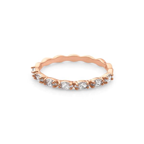 Swarovski Silver-Tone Crystal Women's Ring