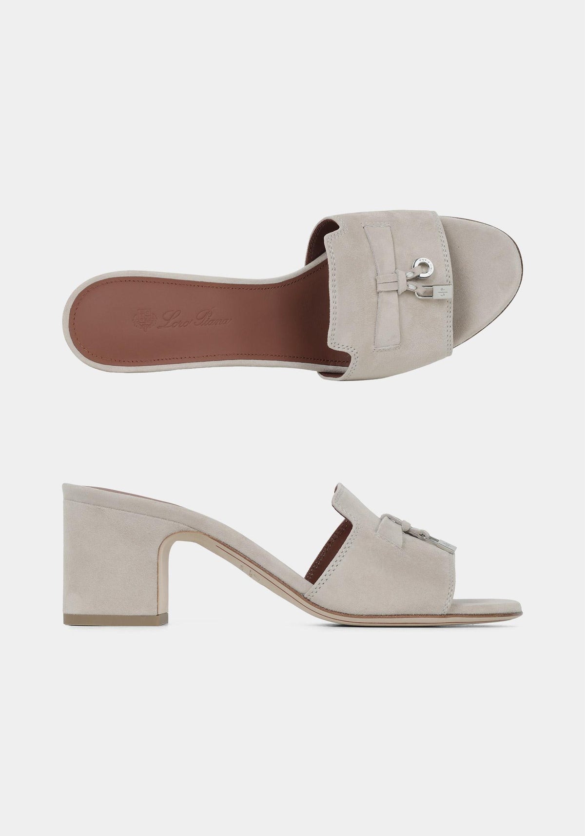 Loro Piana Low Cashmere Summer Charms Sandals