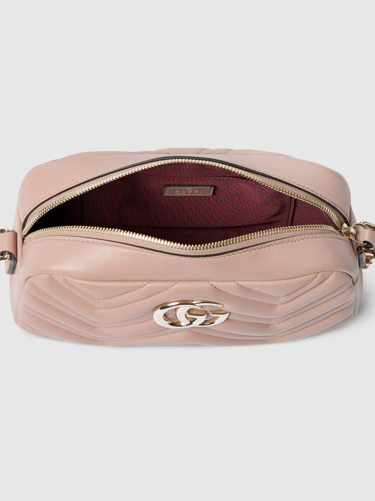 GUCCI Leather Shoulder Bag Pink
