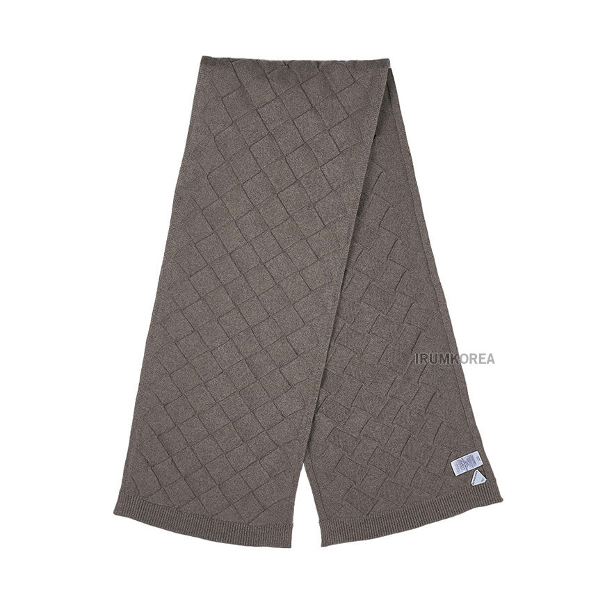 Bottega Veneta Men’s Intrecciato Wool Scarf 753027 V36Y0 1540
