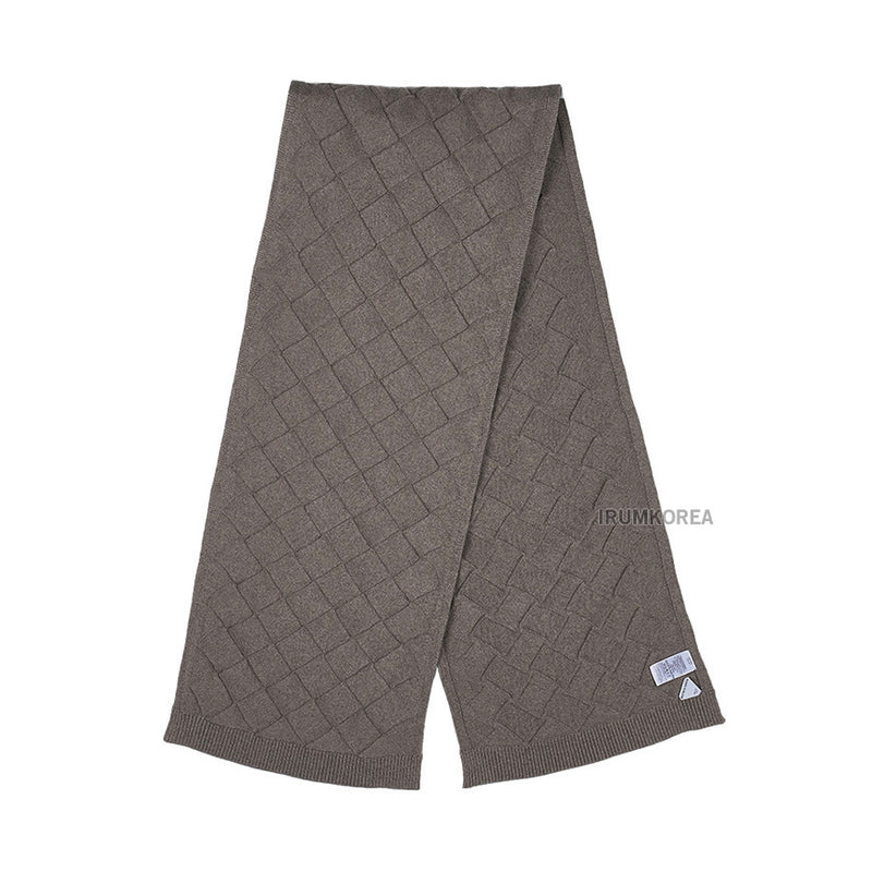 Bottega Veneta Men’s Intrecciato Wool Scarf 753027 V36Y0 1540