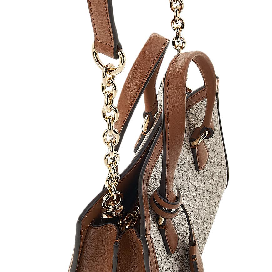 Michael Kors Coated Canvas Chantal Tote Bag Cream