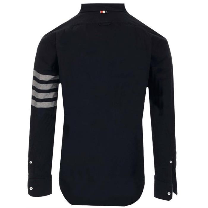 THOM BROWNE Solid Flannel Long-Sleeve Shirt