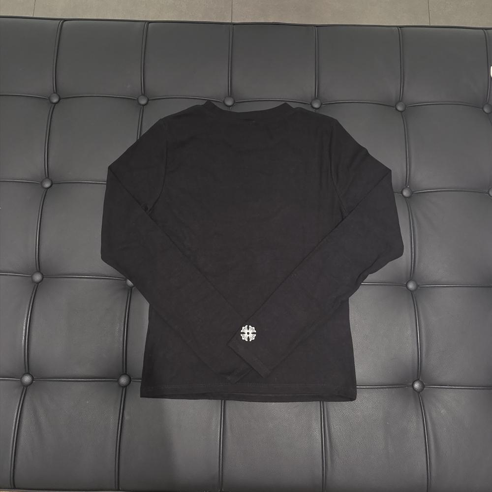 Chrome Hearts Black Knit Long Sleeve T-Shirt