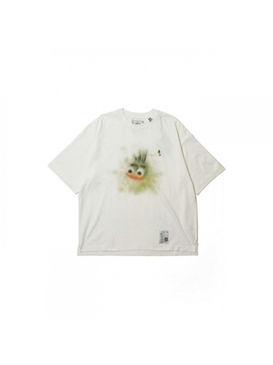 Maison Mihara Yasuhiro Leon Print Short Sleeve T-Shirt White J16TS861