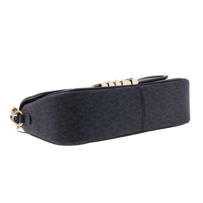 Michael Kors Parker Monogram Shoulder Bag Black