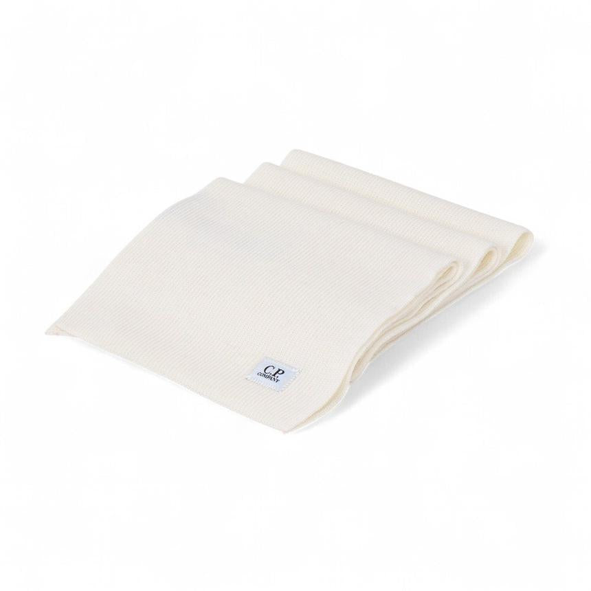 CP Company Men’s Wool Scarf White