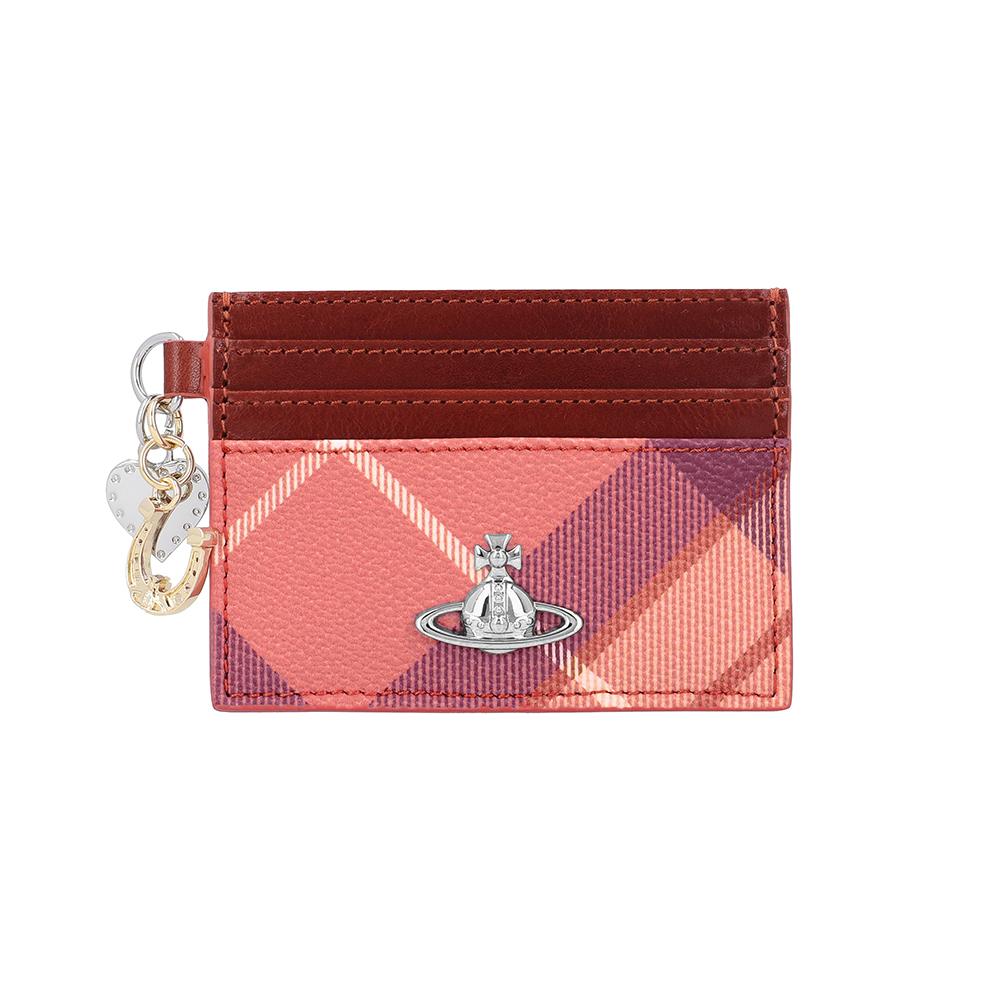 Vivienne Westwood Check Pattern Charm Women’s Card Holder W 5403000VW C009L G201