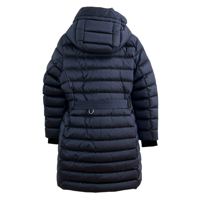 BURBERRY Limehouse Hooded Long Down Coat Women Navy