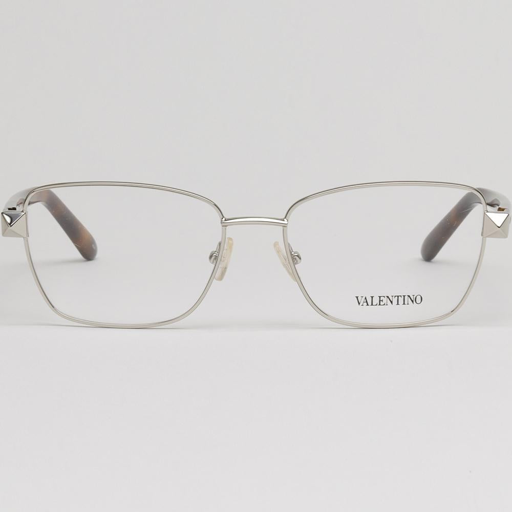 VALENTINO Classic Rectangular Metal Eyeglass Frame Unisex V2124 721