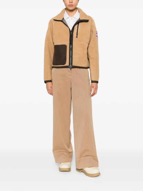 Canada Goose Simcoe Fleece Jacket Beige Women