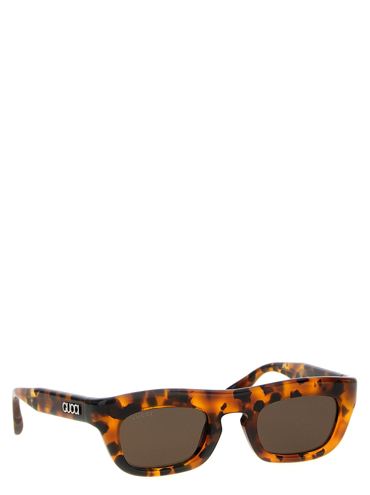 GUCCI Black Acetate Square Sunglasses