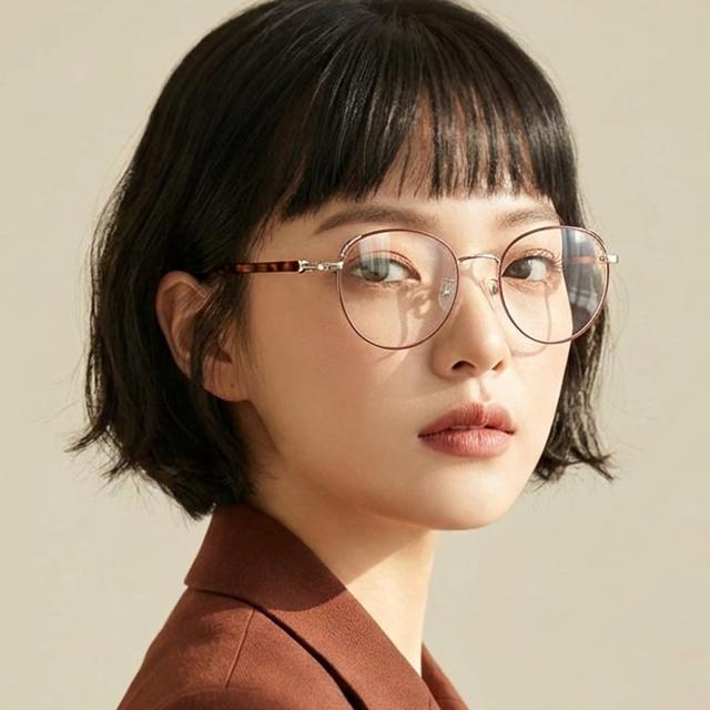BALLY Lightweight Round Metal Unisex Eyeglasses Frames BY5046H 071