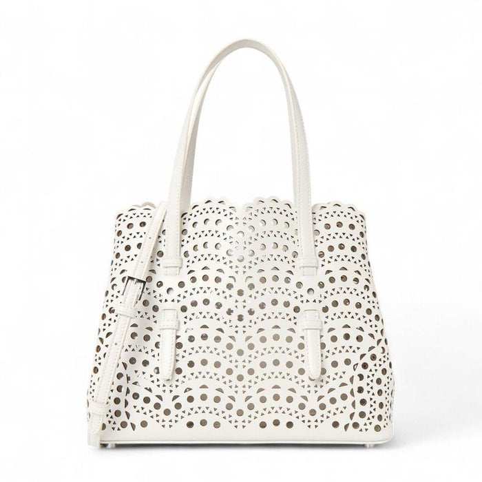 ALAIA Mina 25 Women’s Leather Tote Bag