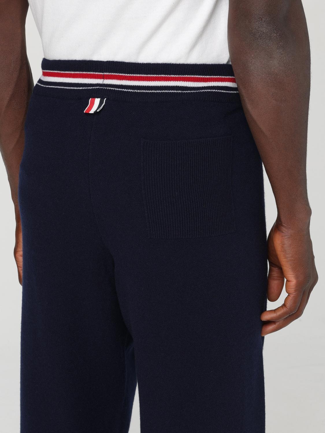 THOM BROWNE Navy Wool Trousers Men’s Suit Pants