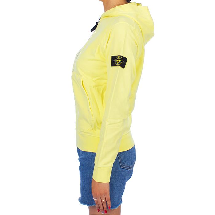 STONE ISLAND Women’s Hooded Zip Jacket with Patch Logo Navy