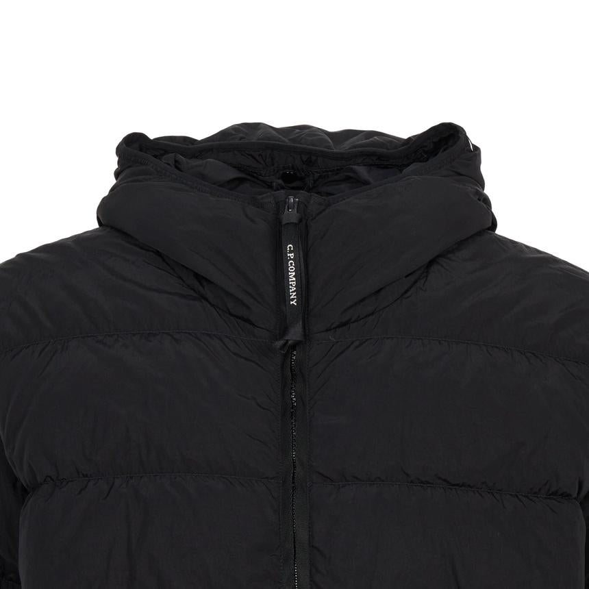 CP Company Black Down Puffer Jacket for Men