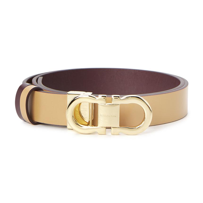Ferragamo Gancini Reversible Women’s Belt Pre-Cut 230294 0771067