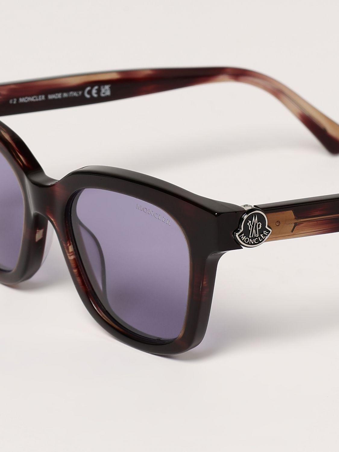Moncler Brown Gradient Square Sunglasses for Men