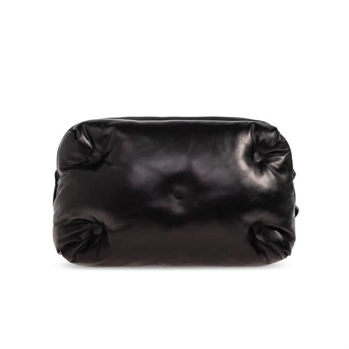 Maison Margiela Glam Slam Sport Camera Bag Black Leather Shoulder Bag
