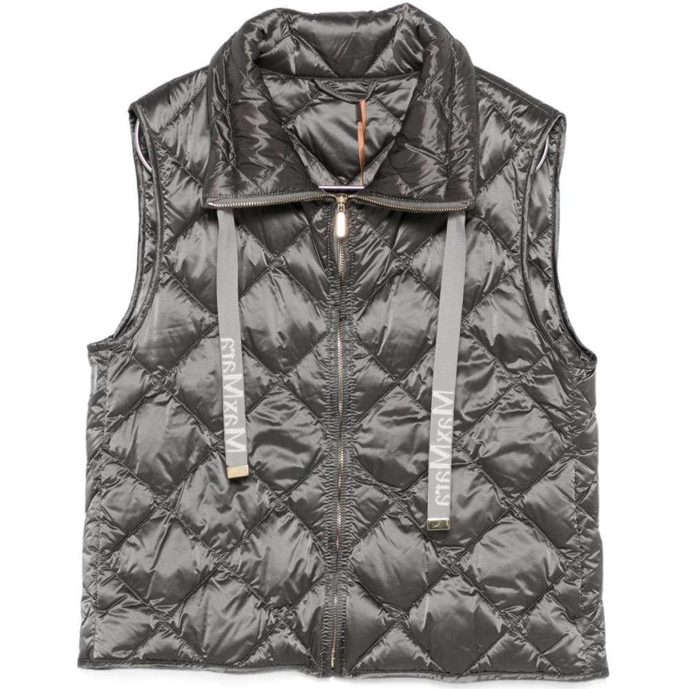 Max Mara Dark Gray The Cube TREGIC Women’s Puffer Vest