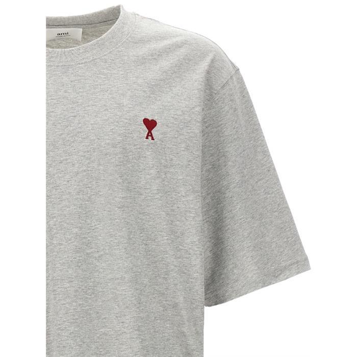 AMI Women Heart Logo Short Sleeve T-Shirt BFUTS005