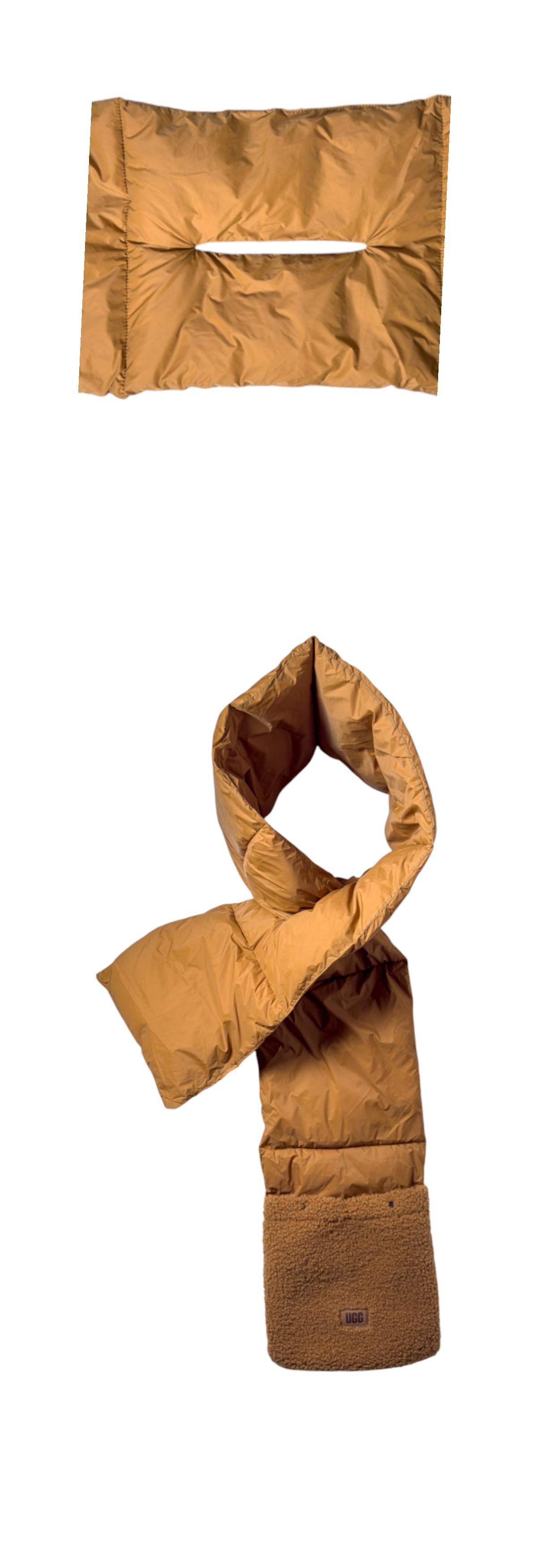 Ugg Chestnut UGGfluff Packable Scarf