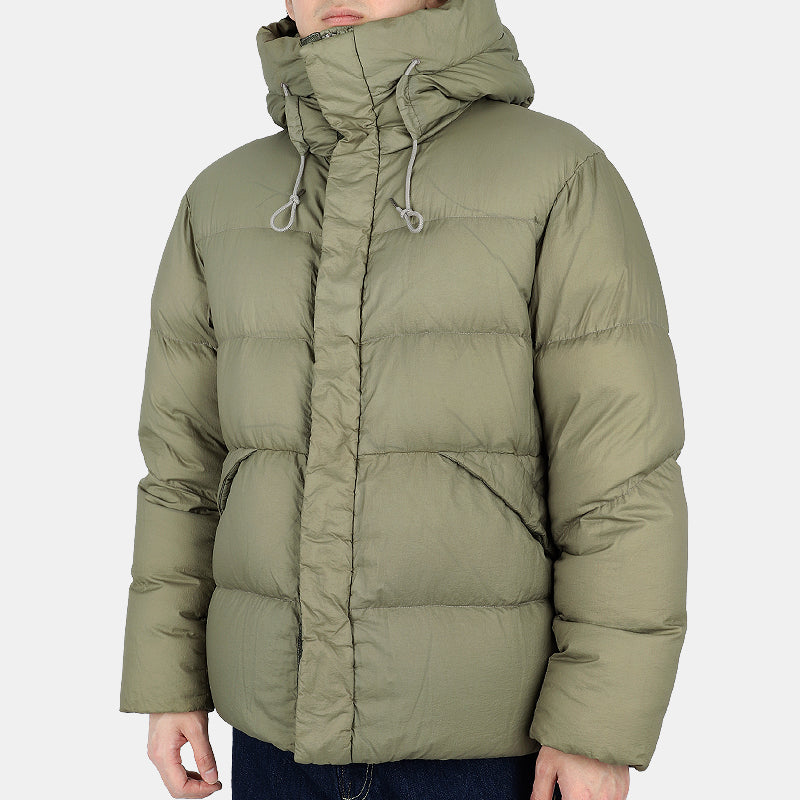 Ten C Alpine Down Hooded Puffer Jacket Khaki Men 21CTCUC03127 006102 903