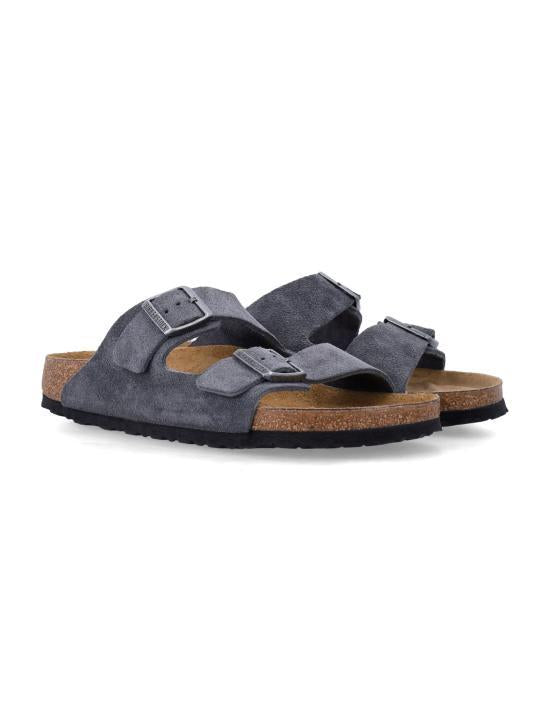 Birkenstock Charcoal Mule Slide Sandals