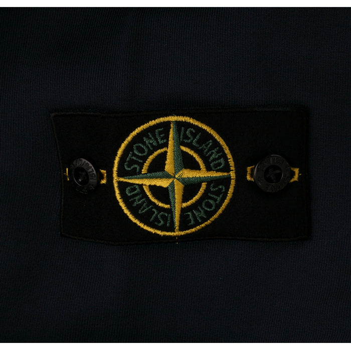 STONE ISLAND Woven Badge Hoodie Men's Pullover Sweatshirt White