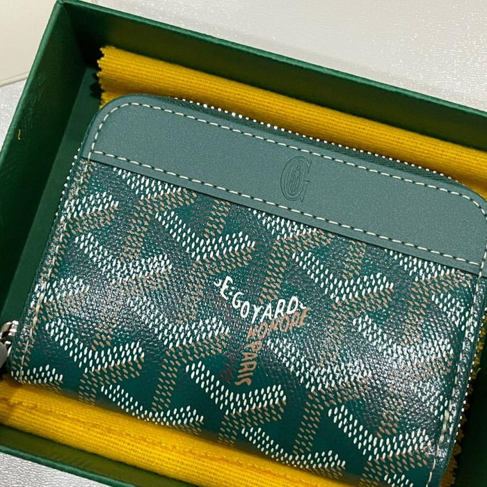GOYARD Matignon Mini Zipper Coin Card Wallet Unisex