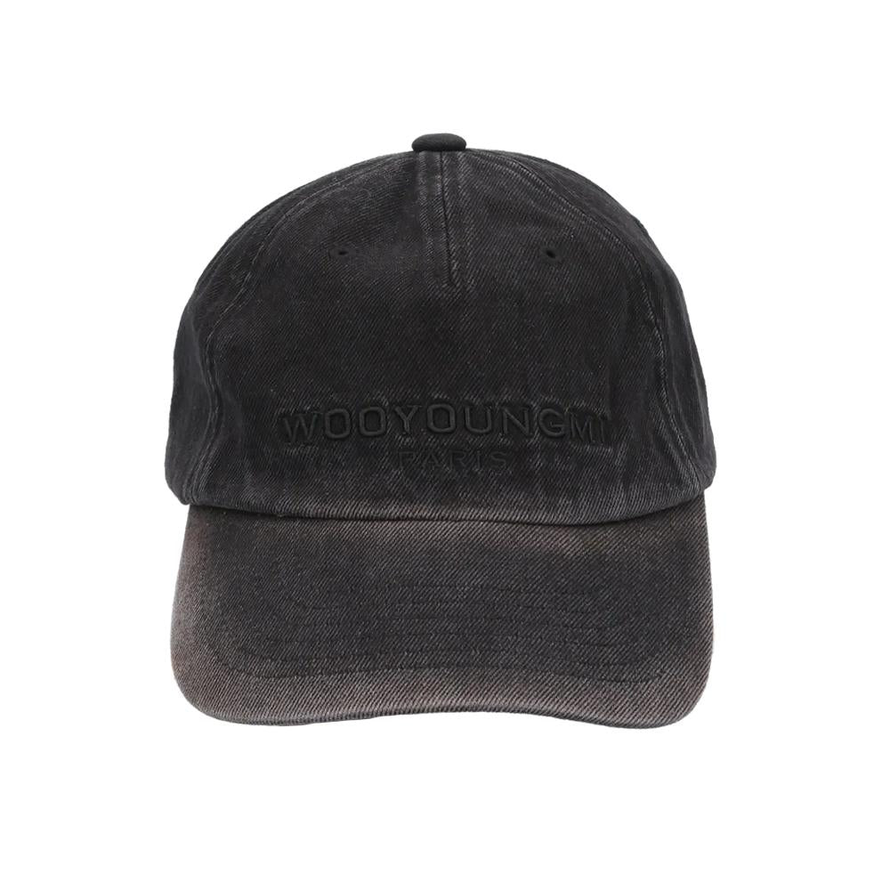 WOOYOUNGMI Men’s Dyed Denim Baseball Cap W253AC53 671B