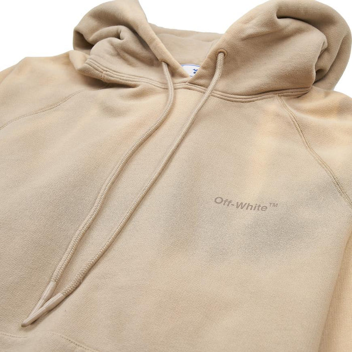 OFF WHITE Men's Diag Tab Oversized Hoodie OMBB096F22FLE0011717