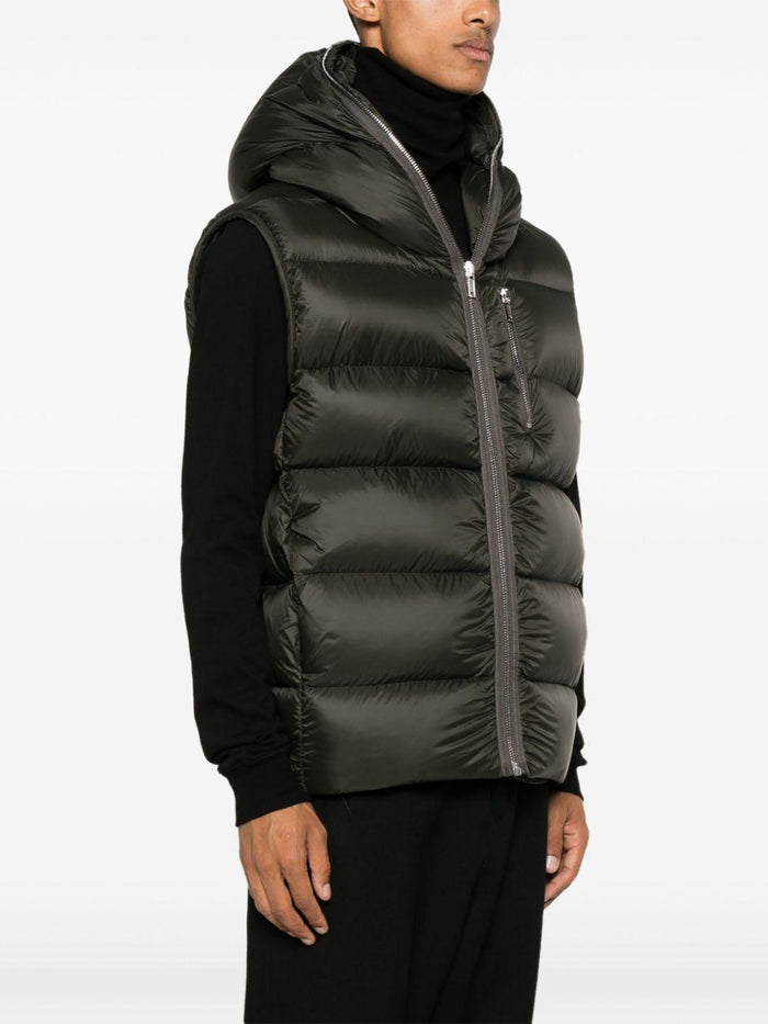 Rick Owens Sealed Down Vest Forest Green RU02D6746 NPD4 75