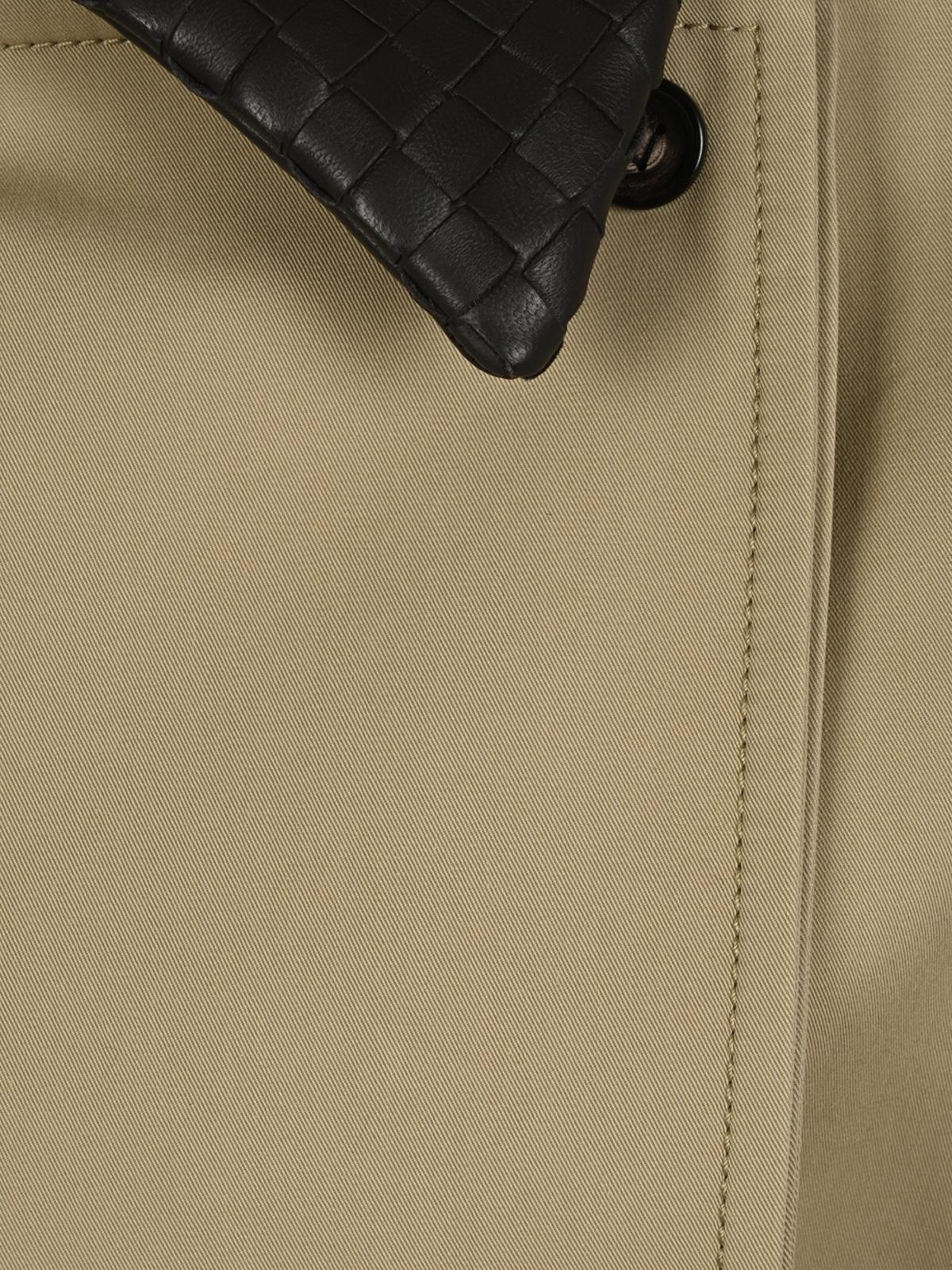Bottega Veneta Beige Cotton Blend Trench Coat