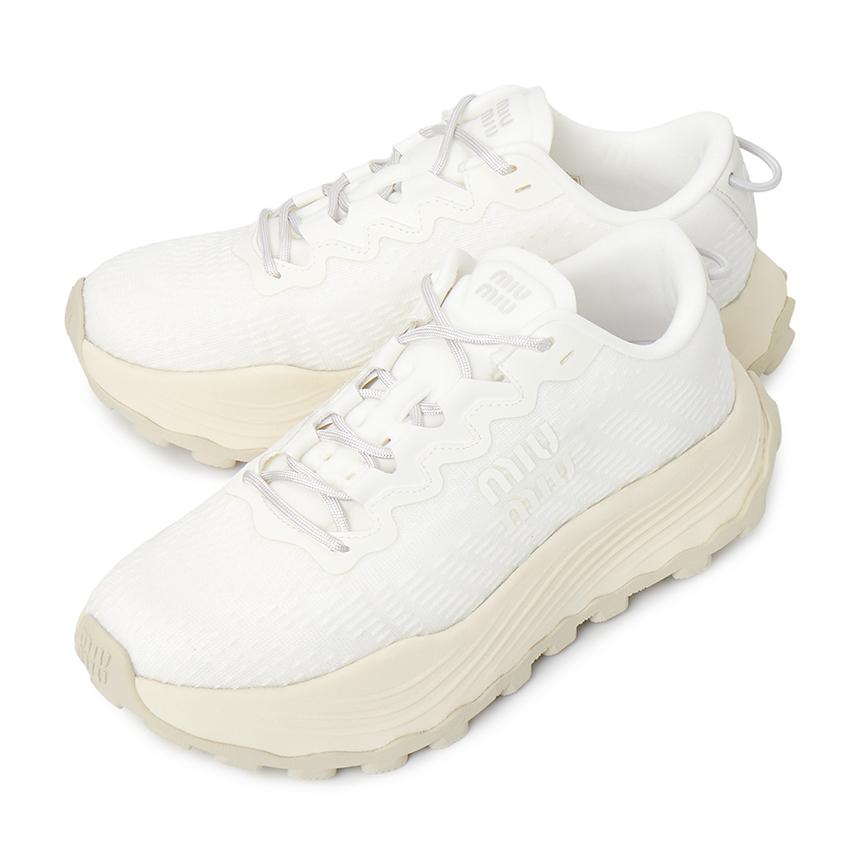 Miu Miu Women’s Low-Top Sneakers 5E480E 3LED F0009