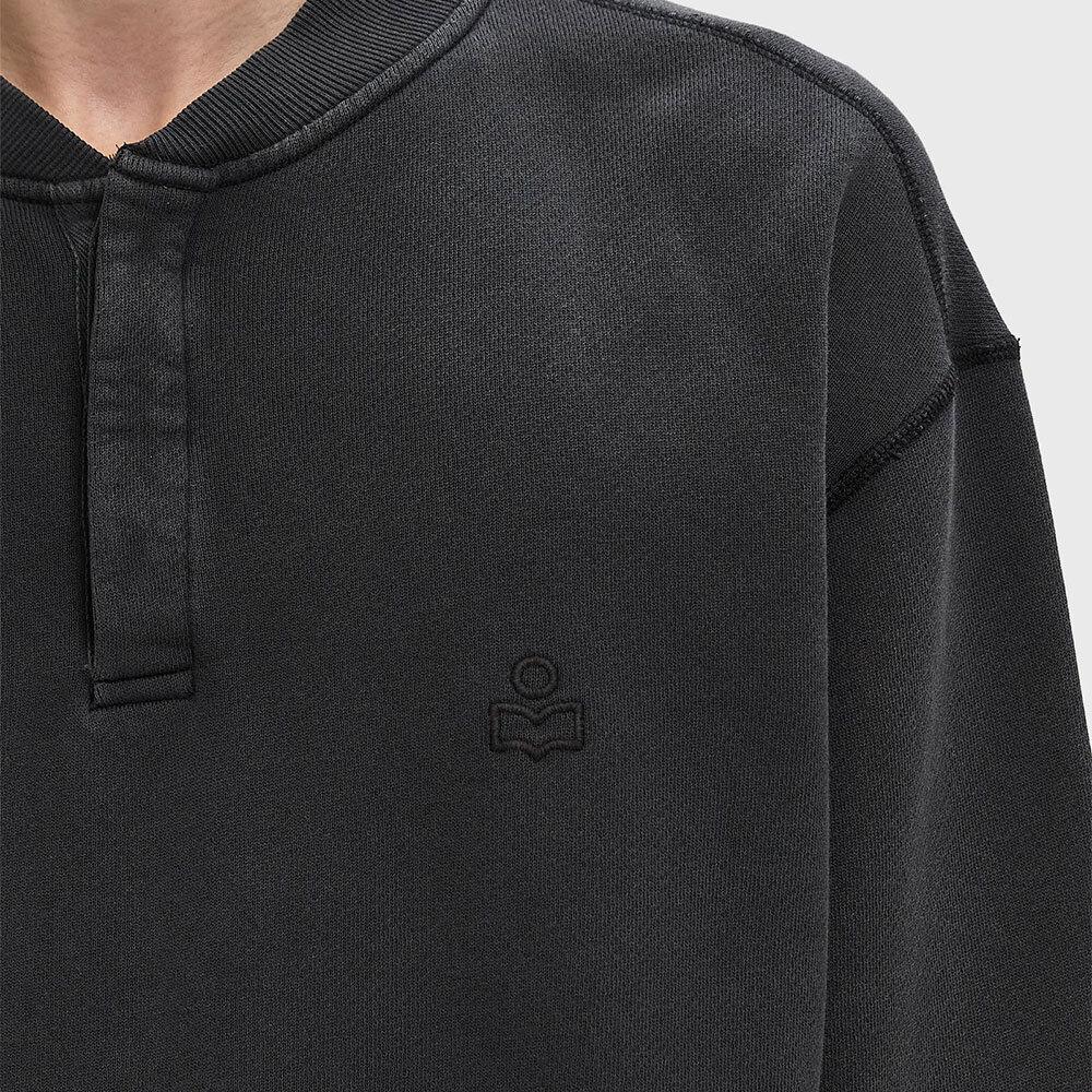 Isabel Marant Matthias Henley Neck Men's Sweatshirt SSW0162HA C3M03H 02FK