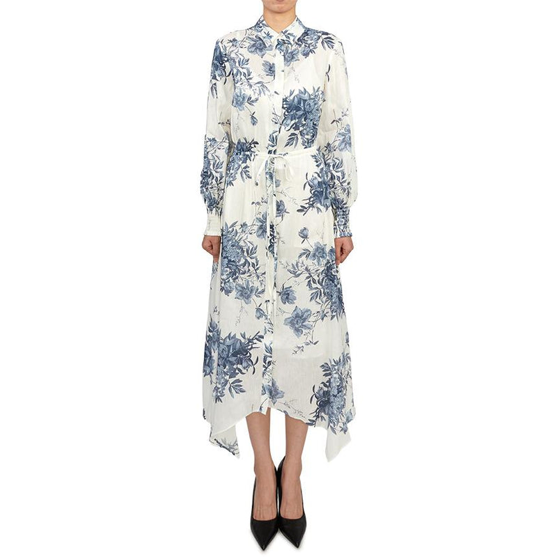 ALLSAINTS Denim Blue Midi Dress for Women