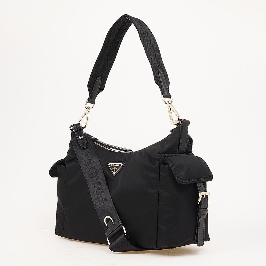 PRADA Women's Explorer Large Black Crossbody Bag