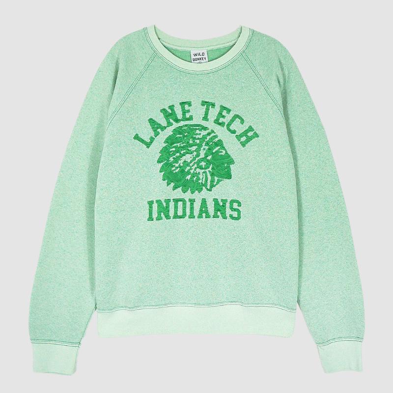 Wild Donkey Kelly Green LANETECH Graphic Embroidered Sweatshirt