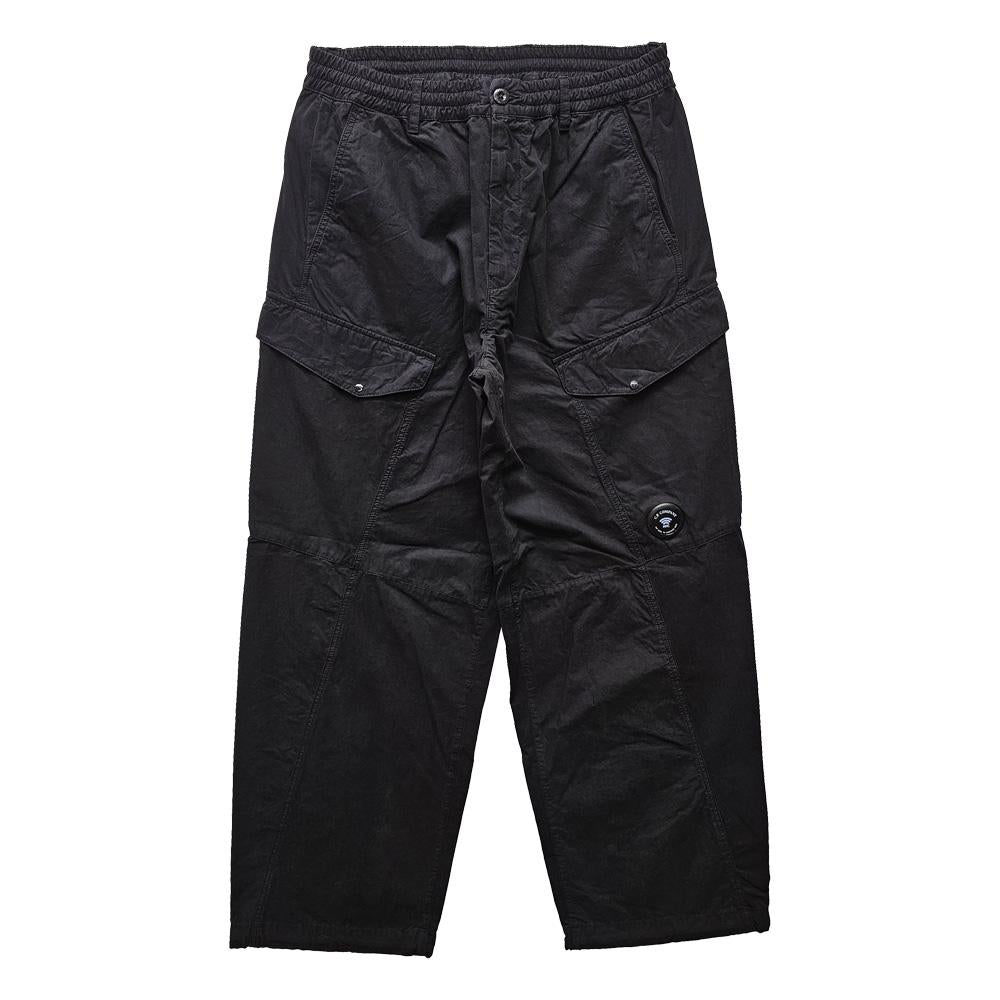 CP Company Micro Reps Lens Boxy Cargo Pants Black