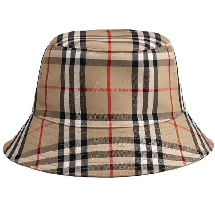 BURBERRY Vintage Check Bucket Hat Archive Beige