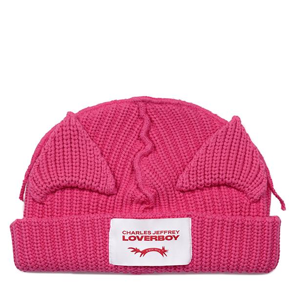 Charles Jeffrey Loverboy Pink Chunky Ear Beanie 054130305 PNK