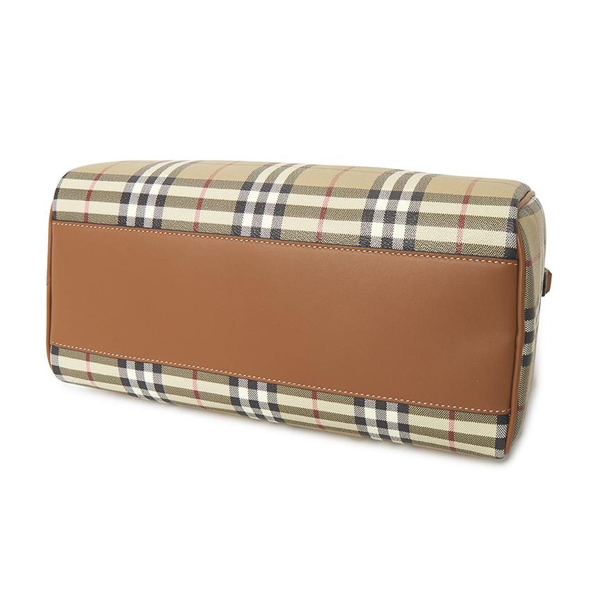 BURBERRY Medium Check Women’s Bowling Tote Bag 8119049