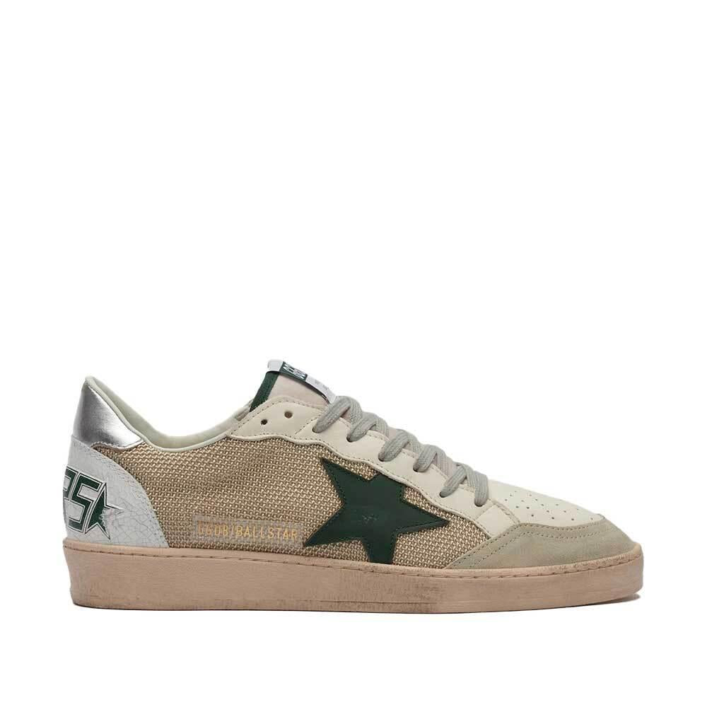 GOLDEN GOOSE Men’s Ball Star Low-Top Sneakers with Star D GMF00117 F008161 83257